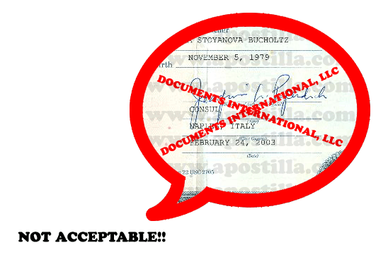Washington Apostille ACCEPNOTACCEP01 Washington Apostille