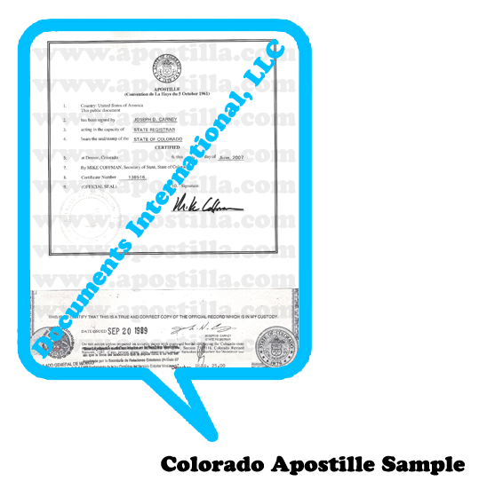 Apostilla de Colorado Colorado Apostille1 Apostilla de Colorado