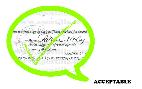 Connecticut Birth Certificate Apostille1 Apostilla de Connecticut