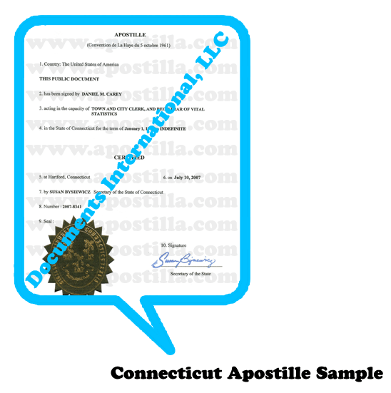 Connecticut.apostille.sample Connecticut Apostille