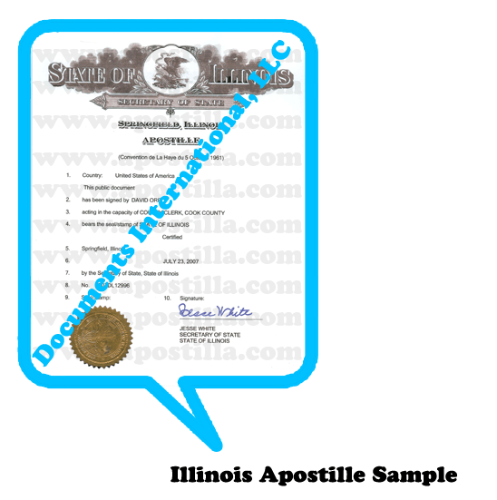 Apostilla de Illinois Illinois Apostille Apostilla de Illinois