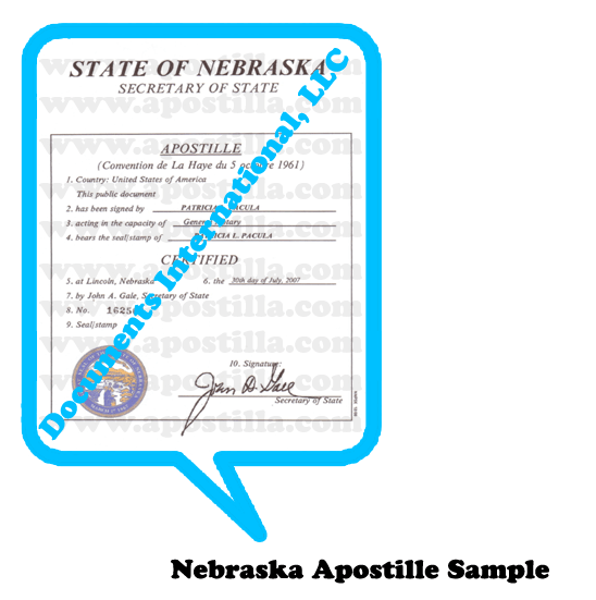 Nebraska Apostille Nebraska Apostille Nebraska Apostille
