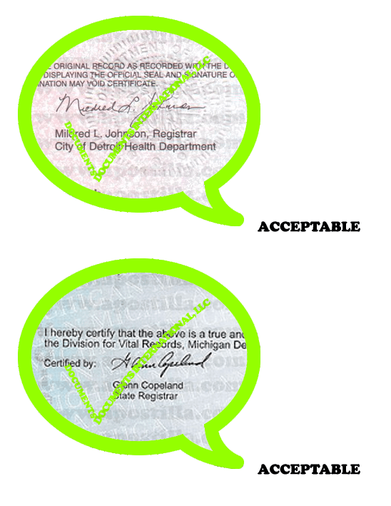 apostille birth certificate marriage michigan Michigan Apostille