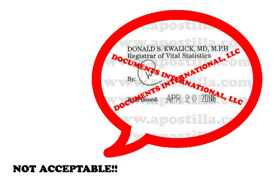 Nevada Apostille birth certificate apostille nevada not acceptable Nevada Apostille
